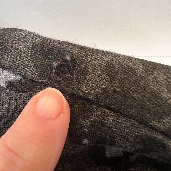 Melissa McCarthy x Seven7‎ Long Sleeve Black Leopard Jersey Tunic Top XL (READ) - Picture 10 of 10